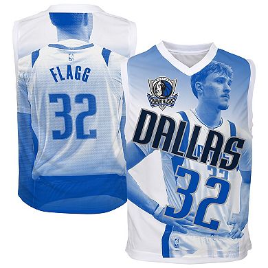 Youth Outerstuff Cooper Flagg Blue Dallas Mavericks Hometown Fashion Jersey