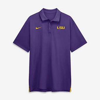 Men's Nike Purple LSU Tigers 2026 Sideline Tour Dri-FIT Polo