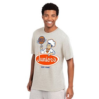 Men's Starter Oatmeal New York Knicks Junior's Prime Time T-Shirt