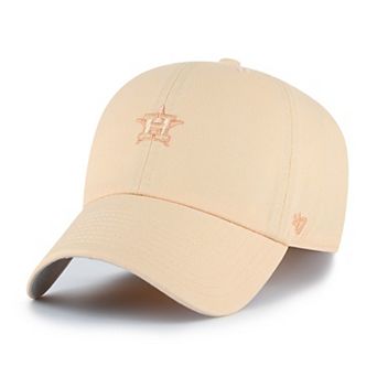 Women's '47 Orange Houston Astros Pastel Clean Up Adjustable Hat