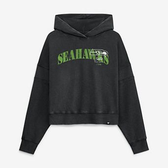 Women's Fanatics Black Seattle Seahawks Counter Run Pullover Hoodie