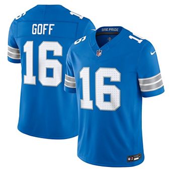 Men's Nike Jared Goff Blue Detroit Lions Vapor F.U.S.E. Stitched Limited Jersey