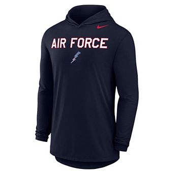 Men's Nike Navy Air Force Falcons Freedom 250 Hooded Long Sleeve T-Shirt