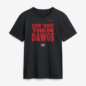 Men's Nike Black Georgia Bulldogs 2026 Sideline Dri-FIT Slogan T-Shirt