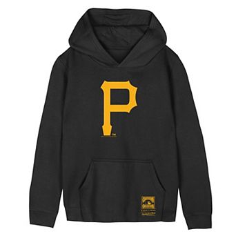 Toddler Mitchell & Ness Black Pittsburgh Pirates Retro Logo Hoodie