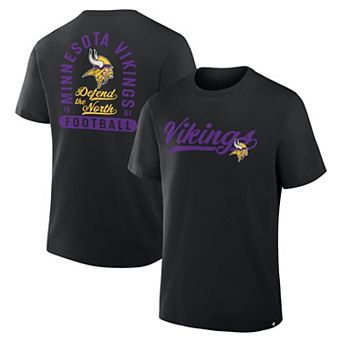Men's Fanatics Black Minnesota Vikings Fluid Motion Legacy T-Shirt