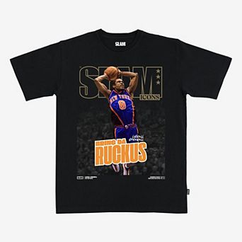 Unisex SLAM Latrell Sprewell Black New York Knicks Hardwood Classics Cover T-Shirt