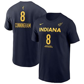 Men's Nike Sophie Cunningham Navy Indiana Fever Name & Number T-Shirt