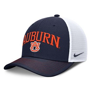 Unisex Nike Navy/White Auburn Tigers Dri-FIT Primetime Arched Trucker Adjustable Hat