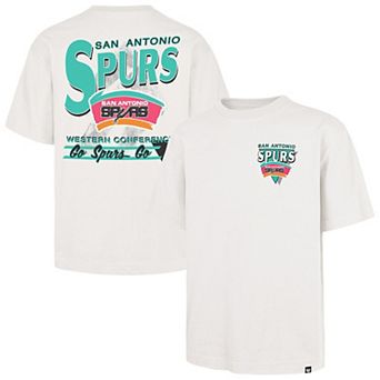 Men's '47 White San Antonio Spurs Under Bar Foundation T-Shirt