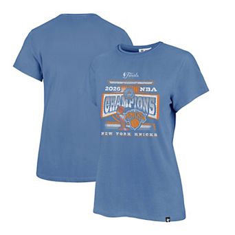 Women's '47 Blue New York Knicks 2026 NBA Finals Champions Frankie T-Shirt