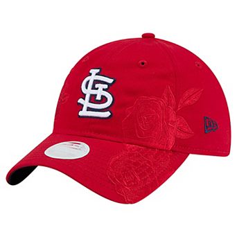 Women's New Era Red St. Louis Cardinals Roses 9TWENTY Adjustable Hat
