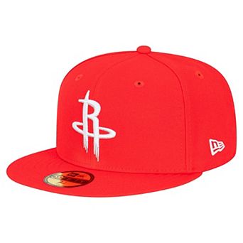 Men's New Era Red Houston Rockets Team 59FIFTY Fitted Hat