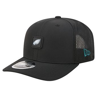 Men's New Era Black Philadelphia Eagles Micro Badge 9SEVENTY Adjustable Hat