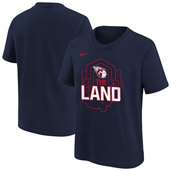 Youth Nike Navy Cleveland Guardians Hometown Collection T-Shirt