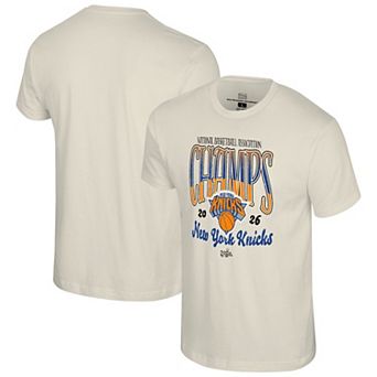 Unisex Stadium Essentials Natural New York Knicks 2026 NBA Finals Champions Sky High T-Shirt