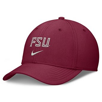 Men's Nike Garnet Florida State Seminoles Rise On-Field SwooshFlex Dri-FIT Flex Hat