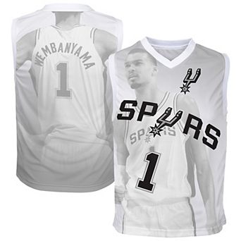Youth Outerstuff Victor Wembanyama Silver San Antonio Spurs Hometown Fashion Jersey