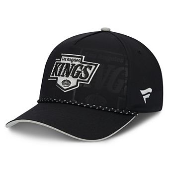 Men's Fanatics Black Los Angeles Kings On Stage Podium A-Frame Adjustable Hat