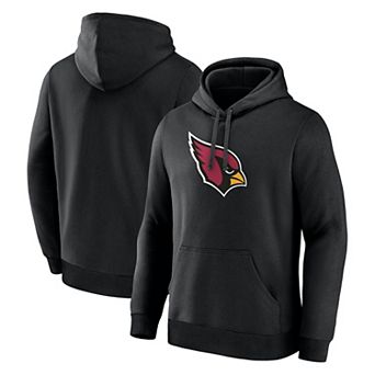 Men's Logo Athletic Black Arizona Cardinals Primary Logo Hoodie