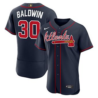 Men's Nike Drake Baldwin Navy Atlanta Braves Alternate MLB Awards Authentic Jersey