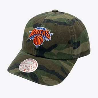 Men's Mitchell & Ness Camo New York Knicks Basic Dad Adjustable Hat