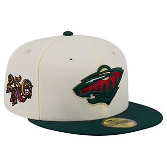 Men's New Era Cream Minnesota Wild America's 250th Two-Tone 59FIFTY Fitted Hat