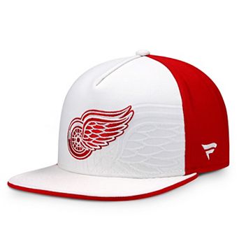 Men's Fanatics White/Red Detroit Red Wings Snapback Hat