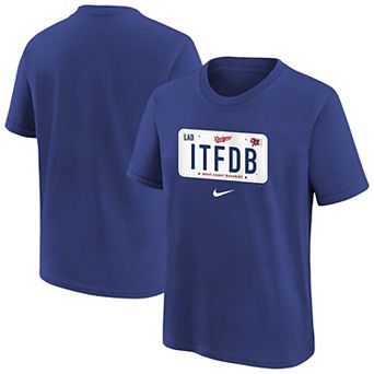 Youth Nike Royal Los Angeles Dodgers Hometown Collection T-Shirt