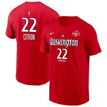 Men's Nike Sonia Citron Red Washington Mystics Explorer Edition Name & Number T-Shirt