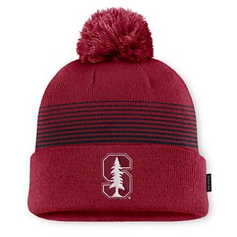 Unisex Nike Cardinal Stanford Cardinal 2026 On-Field Cuffed Knit Hat with Pom