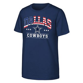 Youth Navy Dallas Cowboys Americana Arch T-Shirt