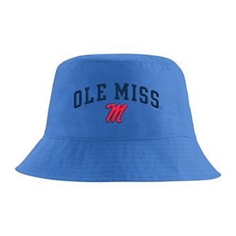 Men's Nike Powder Blue Ole Miss Rebels Apex Striped Bucket Hat