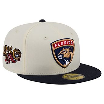 Men's New Era Cream Florida Panthers America's 250th Two-Tone 59FIFTY Fitted Hat