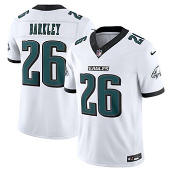 Men's Nike Saquon Barkley White Philadelphia Eagles Vapor F.U.S.E. Stitched Limited Jersey