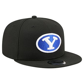 Men's New Era Black BYU Cougars Team 9FIFTY Snapback Hat