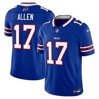 Men's Nike Josh Allen Royal Buffalo Bills Team Vapor F.U.S.E. Stitched Limited Jersey