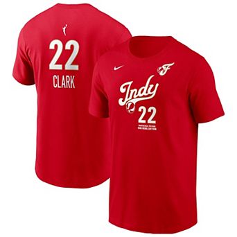 Men's Nike Caitlin Clark Red Indiana Fever Name & Number Rebel Edition T-Shirt