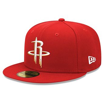 Men's New Era Red Houston Rockets 59FIFTY Fitted Hat