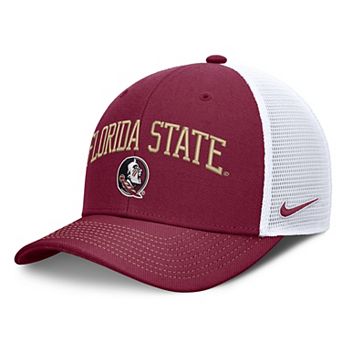Unisex Nike Garnet/White Florida State Seminoles Dri-FIT Primetime Arched Trucker Adjustable Hat