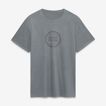 Men's Fanatics Gray Detroit Pistons Beach Wash T-Shirt