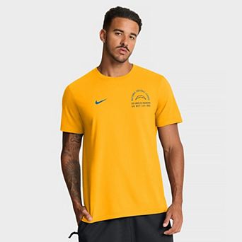 Men's Nike Gold Los Angeles Chargers Split Logo T-Shirt