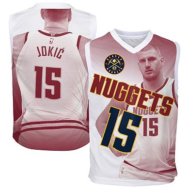 Youth Outerstuff Nikola Joki Red Denver Nuggets Hometown Fashion Jersey