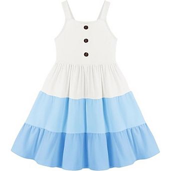 Arshiner Toddler Girl Easter Summer Dress Beach Sleeveless Twirl Swing Flowy Midi Dresses