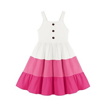 Arshiner Toddler Girl Easter Summer Dress Beach Sleeveless Twirl Swing Flowy Midi Dresses