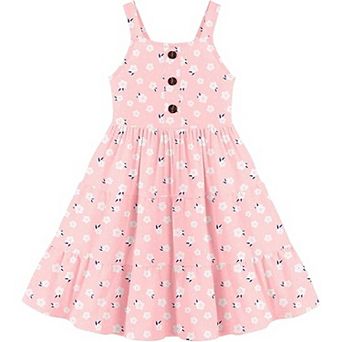 Arshiner Toddler Girl Easter Summer Dress Beach Sleeveless Twirl Swing Flowy Midi Dresses