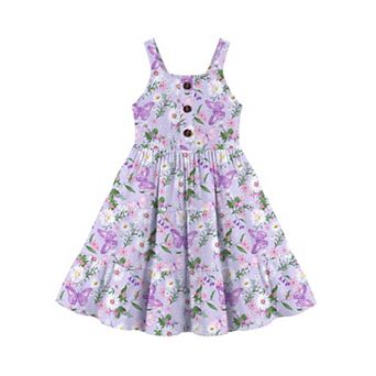 Arshiner Toddler Girl Easter Summer Dress Beach Sleeveless Twirl Swing Flowy Midi Dresses