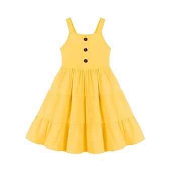 Arshiner Toddler Girl Easter Summer Dress Beach Sleeveless Twirl Swing Flowy Midi Dresses
