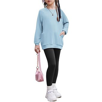 Arshiner Girls Trendy Leopard Outfits Piece Long Sleeve Top And Pants Casual Clothing For Girls