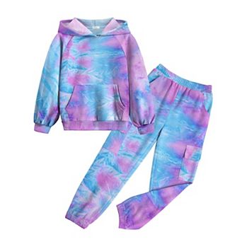 Arshiner Girls Tracksuits Fall Piece Outfits Long Sleeve Pullover Hoodies And Sweatpants